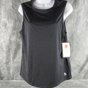 NWT RBX Black ATHLETIC TANK TOP SHIRT Women's  Size LARGE msrp $40 ANB